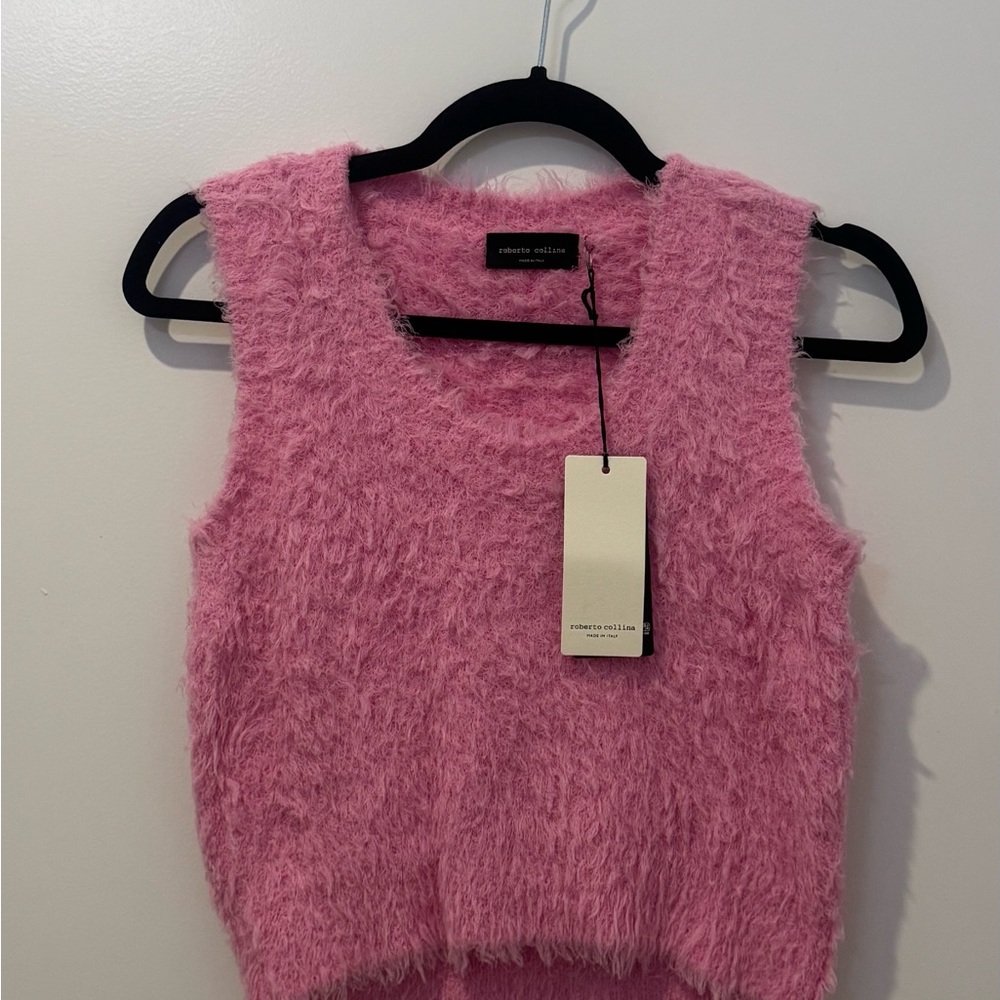 Roberto Collina Pink Sleeveless Top